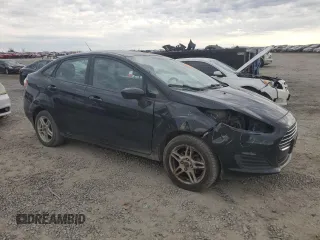 2017 Ford Fiesta SE with VIN 3FADP4BJ7HM109290, listed as a Copart auction lot 47012645 with 148,323 mi miles and Salvage Title. Bid and sale history available at DreamBid. Image 4.