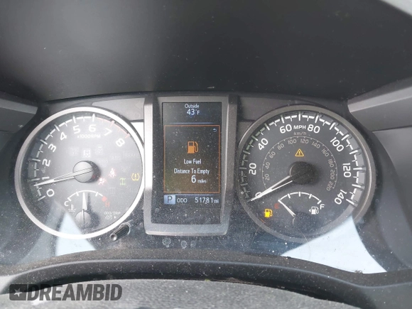 2016 Toyota Tacoma SR with VIN 3TMCZ5AN2GM027945, listed as a IAAI auction lot 41446277 with 51,781 mi miles and . Bid and sale history available at DreamBid. Image 7.