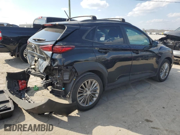 2020 Hyundai Kona SEL with VIN KM8K22AA3LU519848, listed as a Copart auction lot 46013323 with 50,217 mi miles and . Bid and sale history available at DreamBid. Image 3.