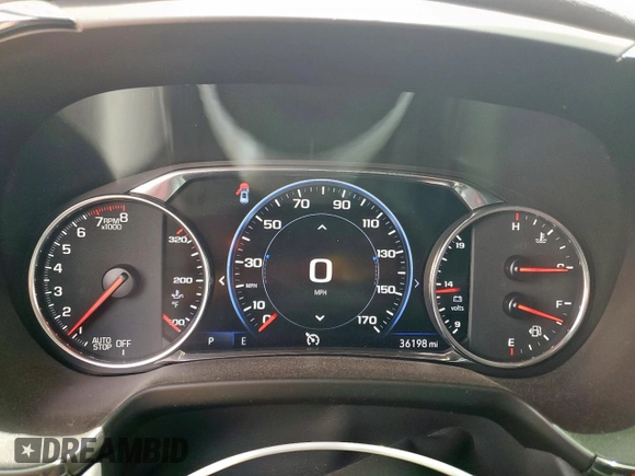 2022 Chevrolet Blazer RS with VIN 3GNKBERS2NS148923, listed as a Copart auction lot 56627925 with 36,198 mi miles and Salvage title. Bid and sale history available at DreamBid. Image 9.