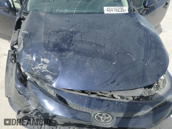 2022 Toyota Corolla LE with VIN 5YFEPMAE7NP301915, listed as a Copart auction lot 48416235 with 86,985 mi miles and Salvage Title. Bid and sale history available at carsss.com. Image 12.