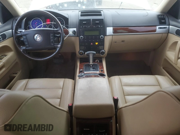 2007 Volkswagen Touareg V6 with VIN WVGZE77L37D052271, listed as a Copart auction lot 44639295 with 150,402 mi miles and Clean Title. Bid and sale history available at DreamBid. Image 8.