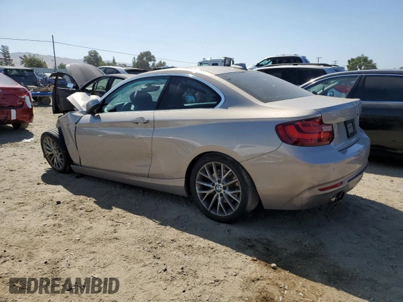 2016 BMW 2 Series 228i with VIN WBA1F9C53GV545568, listed as a Copart auction lot 60629805 with 67,530 mi miles and Salvage title. Bid and sale history available at DreamBid. Image 2.