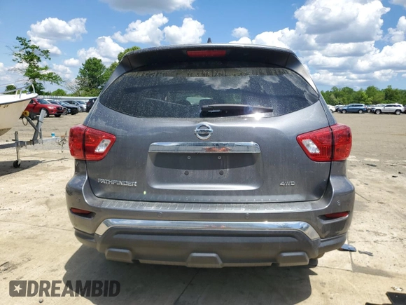 2020 Nissan Pathfinder S with VIN 5N1DR2AM3LC649620, listed as a Copart auction lot 55739635 with Not provided miles and Salvage title. Bid and sale history available at DreamBid. Image 6.