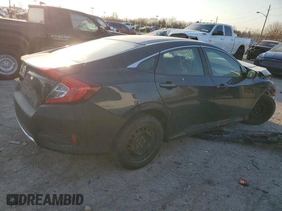 2019 Honda Civic LX with VIN 2HGFC2F67KH518390, listed as a Copart auction lot 48434325 with Not Provided miles and Salvage Title. Bid and sale history available at DreamBid. Image 3.