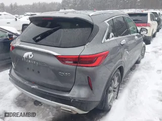 2019 Infiniti QX50 LUXE with VIN 3PCAJ5M38KF144497, listed as a IAAI auction lot 41546491 with 113,372 mi miles. Bid and sale history available at carsss.com. Image 4.