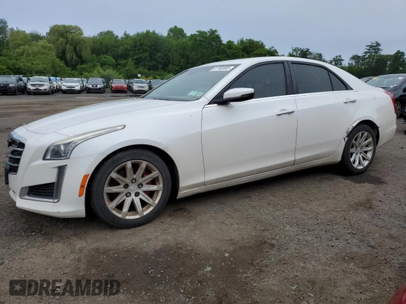 2015 Cadillac CTS Luxury AWD with VIN 1G6AX5SX6F0105600, listed as a Copart auction lot 61782895 with 45,342 mi miles and Clean title. Bid and sale history available at DreamBid. Image 1.