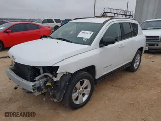 2014 Jeep Compass Sport with VIN 1C4NJCBBXED674692, listed as a IAAI auction lot 41530828 with 177,258 mi miles. Bid and sale history available at carsss.com. Image 2.