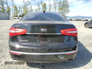 2014 Kia Cadenza Limited with VIN KNALN4D75E5130666, listed as a Copart auction lot 52460235 with 125,807 mi miles and Salvage Title. Bid and sale history available at carsss.com. Image 6.