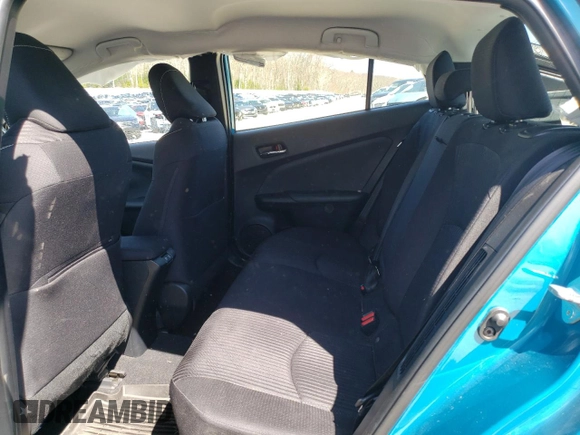 2020 Toyota Prius LE with VIN JTDKARFP9L3146348, listed as a Copart auction lot 52568685 with 41,105 mi miles and Salvage Title. Bid and sale history available at DreamBid. Image 10.