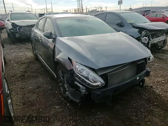 2021 Kia Forte GT-Line with VIN 3KPF34AD9ME290696, listed as a Copart auction lot 49180685 with 55,136 mi miles and Salvage Title. Bid and sale history available at carsss.com. Image 11.
