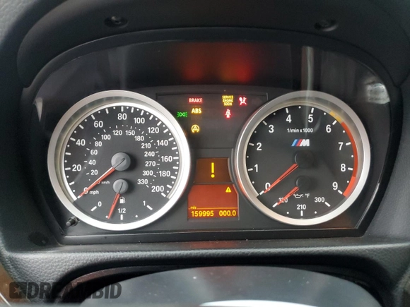 2010 BMW M3 with VIN WBSPM9C54AE202304, listed as a Copart auction lot 43448655 with 159,995 mi miles and Salvage Title. Bid and sale history available at carsss.com. Image 9.