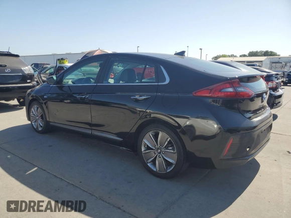 2017 Hyundai Ioniq Limited with VIN KMHC85LC9HU039811, listed as a Copart auction lot 62559315 with 160,552 mi miles and Clean title. Bid and sale history available at DreamBid. Image 2.