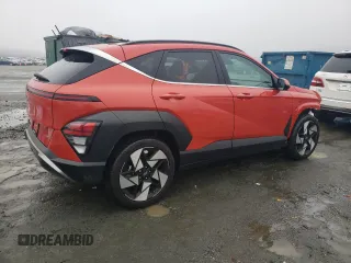 2024 Hyundai Kona Limited with VIN KM8HE3A34RU049881, listed as a Copart auction lot 84243934 with 4,929 mi miles and Clean Title. Bid and sale history available at DreamBid. Image 3.