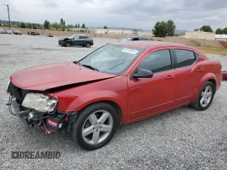 2013 Dodge Avenger SE with VIN 1C3CDZAB8DN741547, listed as a Copart auction lot 53370915 with 173,180 mi miles and Salvage Title. Bid and sale history available at carsss.com. Image 1.