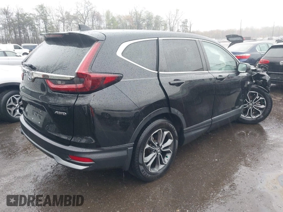2020 Honda CR-V EX with VIN 5J6RW2H50LA009355, listed as a IAAI auction lot 42006753 with 78,630 mi miles. Bid and sale history available at carsss.com. Image 4.