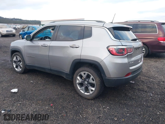 2020 Jeep Compass Limited with VIN 3C4NJDCB0LT127507, listed as a IAAI auction lot 41235754 with 47,731 mi miles. Bid and sale history available at carsss.com. Image 3.