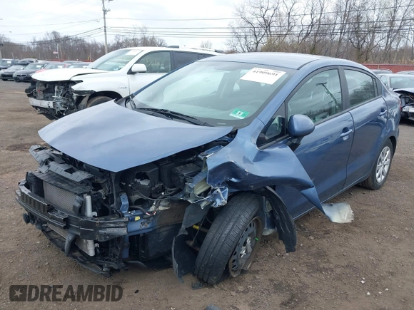 2016 Kia Rio LX with VIN KNADM4A33G6659846, listed as a IAAI auction lot 41909691 with 74,594 mi miles and . Bid and sale history available at DreamBid. Image 6.