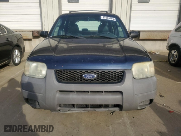 2002 Ford Escape XLS Choice z VIN 1FMYU01102KC91021, wystawiony jako Copart lot #47584065 z przebiegiem 211 589 mil mil oraz Czysty tytuł • Clean title. Historia ofert i sprzedaży dostępna na DreamBid. Obrazek 5.
