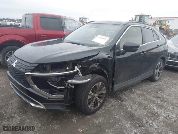2022 Mitsubishi Eclipse Cross SE with VIN JA4ATWAA0NZ046334, listed as a IAAI auction lot 41524682 with 99,242 mi miles. Bid and sale history available at carsss.com. Image 19.