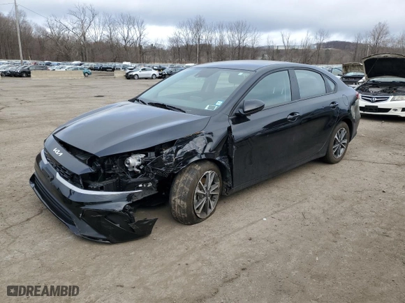 2023 Kia Forte LXS with VIN 3KPF24AD5PE537137, listed as a Copart auction lot 48697915 with 25,632 mi miles and Salvage Title. Bid and sale history available at carsss.com. Image 1.