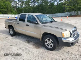 2005 Dodge Dakota SLT with VIN 1D7HE48N45S300475, listed as a Copart auction lot 56388085 with 114,997 mi miles and Clean Title. Bid and sale history available at DreamBid. Image 4.