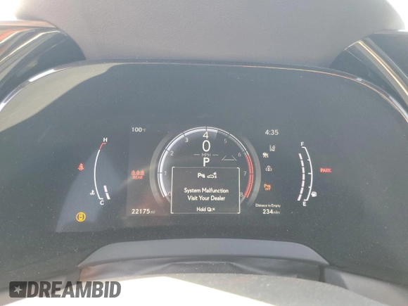 2023 Lexus RX 350 z VIN 2T2BAMCA2PC016603, wystawiony jako Copart lot #61083605 z przebiegiem 22 175 mil mil oraz Szkoda całkowita • Salvage title. Historia ofert i sprzedaży dostępna na DreamBid. Obrazek 9.
