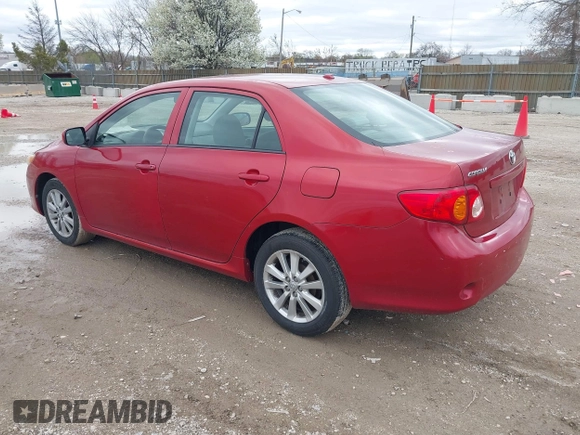 2009 Toyota Corolla with VIN JTDBL40E099028277, listed as a IAAI auction lot 42093963 with 151,846 mi miles. Bid and sale history available at carsss.com. Image 3.
