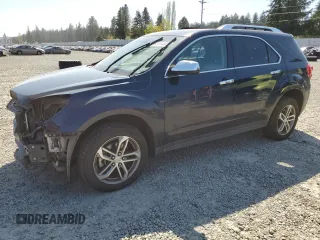 2017 Chevrolet Equinox Premier with VIN 2GNFLGEK2H6340992, listed as a Copart auction lot 53134685 with 131,867 mi miles and Salvage Title. Bid and sale history available at carsss.com. Image 1.