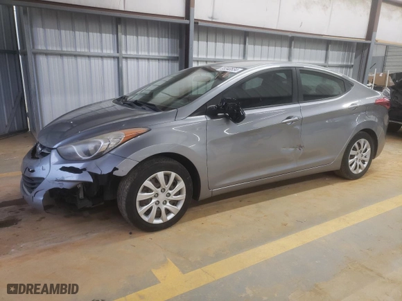 2013 Hyundai Elantra Limited with VIN KMHDH4AE2DU643519, listed as a Copart auction lot 85340834 with 206,363 mi miles and Salvage Title. Bid and sale history available at carsss.com. Image 1.