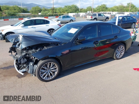 2023 BMW 3 Series 330i with VIN 3MW69FF06P8D71252, listed as a IAAI auction lot 41916329 with 302 mi miles. Bid and sale history available at carsss.com. Image 18.