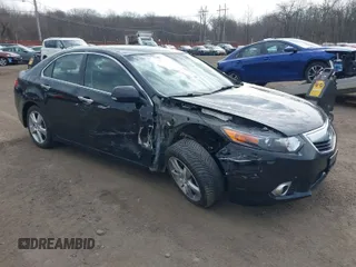 2012 Acura TSX Tech Pkg with VIN JH4CU2F67CC010809, listed as a IAAI auction lot 41763168 with 118,724 mi miles. Bid and sale history available at carsss.com. Image 1.