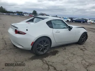 2018 Mazda MX-5 Miata RF Club with VIN JM1NDAL79J0203544, listed as a Copart auction lot 49482225 with 36,839 mi miles and Salvage Title. Bid and sale history available at carsss.com. Image 3.