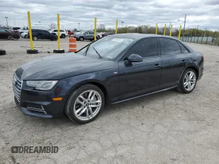 2017 Audi A4 Premium with VIN WAUDNAF47HN039800, listed as a Copart auction lot 53024345 with 89,826 mi miles and Clean title. Bid and sale history available at DreamBid. Image 1.