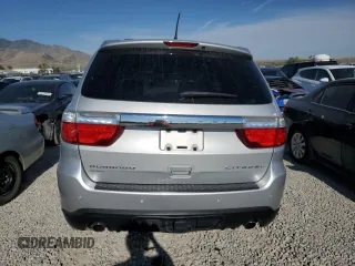 2013 Dodge Durango Citadel with VIN 1C4SDJET2DC602487, listed as a Copart auction lot 62308385 with 124,034 mi miles and Salvage title. Bid and sale history available at DreamBid. Image 6.