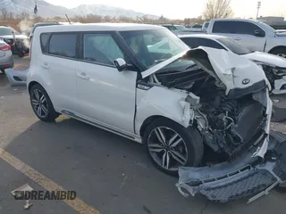 2016 Kia Soul + with VIN KNDJP3A56G7385318, listed as a IAAI auction lot 41067795 with 44,515 mi miles and . Bid and sale history available at DreamBid. Image 1.