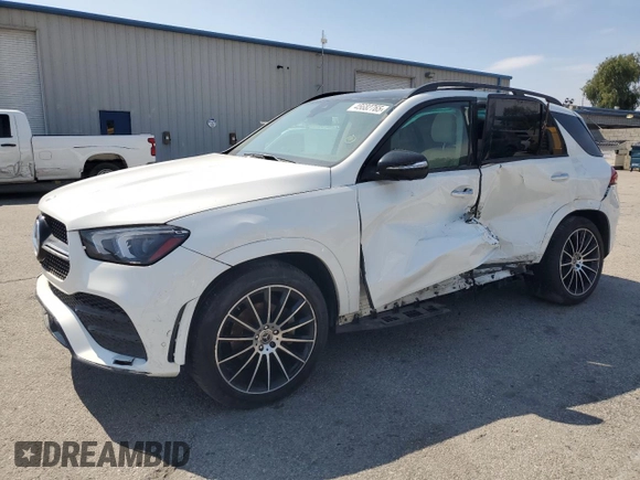 2021 Mercedes-Benz GLE 350 with VIN 4JGFB4KB8MA436066, listed as a Copart auction lot 45682765 with 20,515 mi miles and Salvage title. Bid and sale history available at DreamBid. Image 1.