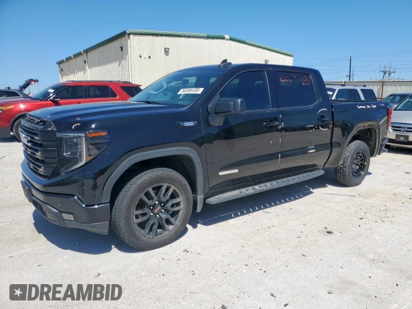 2023 GMC Sierra 1500 Elevation z VIN 3GTUUCE85PG141089, wystawiony jako Copart lot #56396495 z przebiegiem 81 703 mil mil oraz Szkoda całkowita • Salvage title. Historia ofert i sprzedaży dostępna na DreamBid. Obrazek 1.
