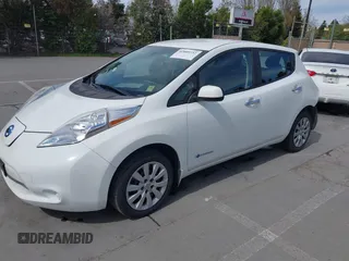 2015 Nissan LEAF S with VIN 1N4AZ0CP4FC326903, listed as a IAAI auction lot 42009732 with 109,794 mi miles. Bid and sale history available at carsss.com. Image 2.