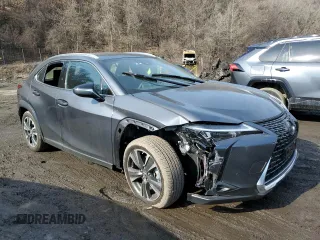 2024 Lexus UX 250h Premium with VIN JTHP9JBH1R2075173, listed as a Copart auction lot 46299615 with 1,738 mi miles and Salvage Title. Bid and sale history available at DreamBid. Image 4.