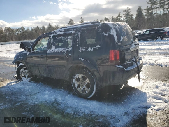2013 Honda Pilot EX-L with VIN 5FNYF4H58DB037555, listed as a Copart auction lot 44015755 with Not Provided miles and Salvage Title. Bid and sale history available at carsss.com. Image 2.