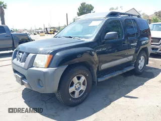 2005 Nissan Xterra S with VIN 5N1AN08U95C644448, listed as a IAAI auction lot 42087541 with 203,191 mi miles. Bid and sale history available at carsss.com. Image 2.