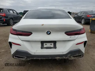 2022 BMW 8 Series 840i with VIN WBAGV4C01NCJ30083, listed as a Copart auction lot 81356084 with 61,868 mi miles and Salvage title. Bid and sale history available at DreamBid. Image 6.