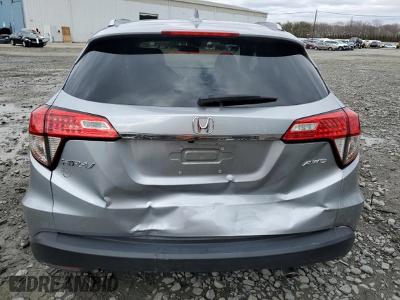 2022 Honda HR-V EX with VIN 3CZRU6H56NM747972, listed as a Copart auction lot 47858685 with 28,402 mi miles and Salvage Title. Bid and sale history available at carsss.com. Image 6.