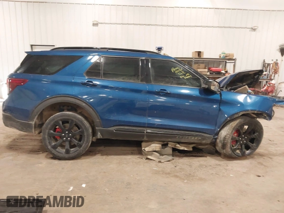 2020 Ford Explorer ST with VIN 1FM5K8GC7LGB63945, listed as a IAAI auction lot 41433085 with Not Provided miles. Bid and sale history available at carsss.com. Image 13.