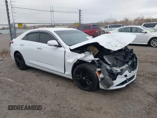 2021 Cadillac CT4 Premium Luxury with VIN 1G6DF5RK3M0106713, listed as a IAAI auction lot 41084691 with Not Provided miles and . Bid and sale history available at DreamBid. Image 1.