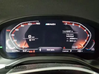 2020 BMW X4 M40i with VIN 5UX2V5C07L9B70294, listed as a Copart auction lot 47483825 with 62,407 mi miles and Salvage title. Bid and sale history available at DreamBid. Image 9.
