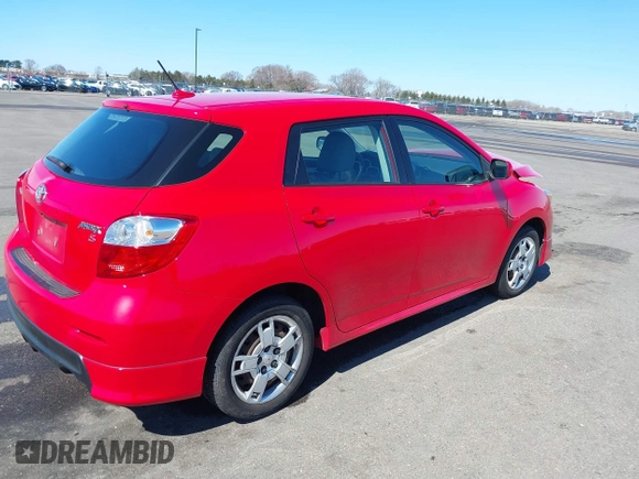 2009 Toyota Matrix S with VIN 2T1KE40E69C002044, listed as a IAAI auction lot 41919248 with 55,255 mi miles. Bid and sale history available at carsss.com. Image 4.
