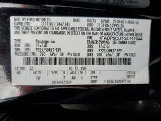 2016 Ford C-Max Energi SEL with VIN 1FADP5CU7GL111944, listed as a Copart auction lot 65802364 with 117,826 mi miles and Salvage Title. Bid and sale history available at carsss.com. Image 14.