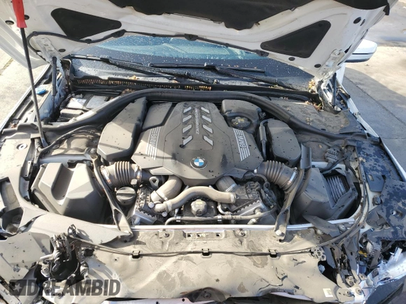 2019 BMW 8 Series M850i xDrive with VIN WBABC4C54KBJ35758, listed as a Copart auction lot 49276625 with 0 mi miles and Salvage Title. Bid and sale history available at carsss.com. Image 13.